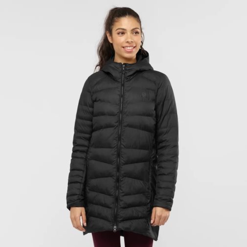 Chaquetas Aislantes Salomon Essential Xwarm Long Mujer Negros | MX PDCB349